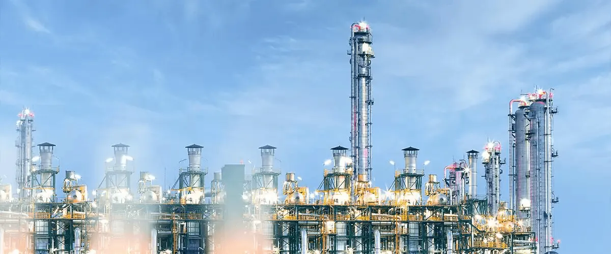 Chemical and petrochemical processing plant