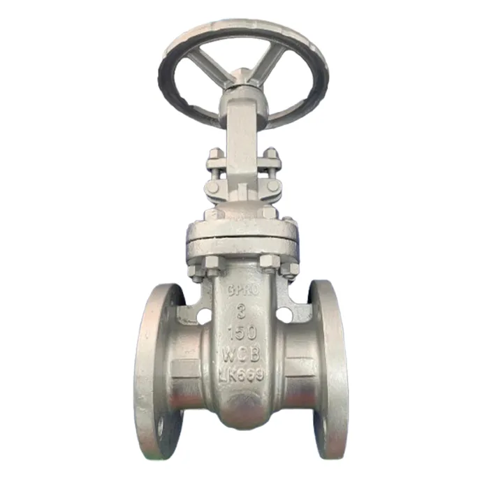 Carbon steel gate valve with flanges