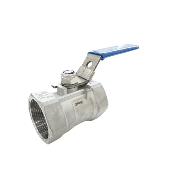 Stainless steel one-piece ball valve